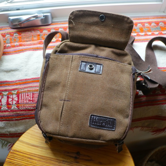 Mini Canvas Crossbody Bag - Picture 8 of 10